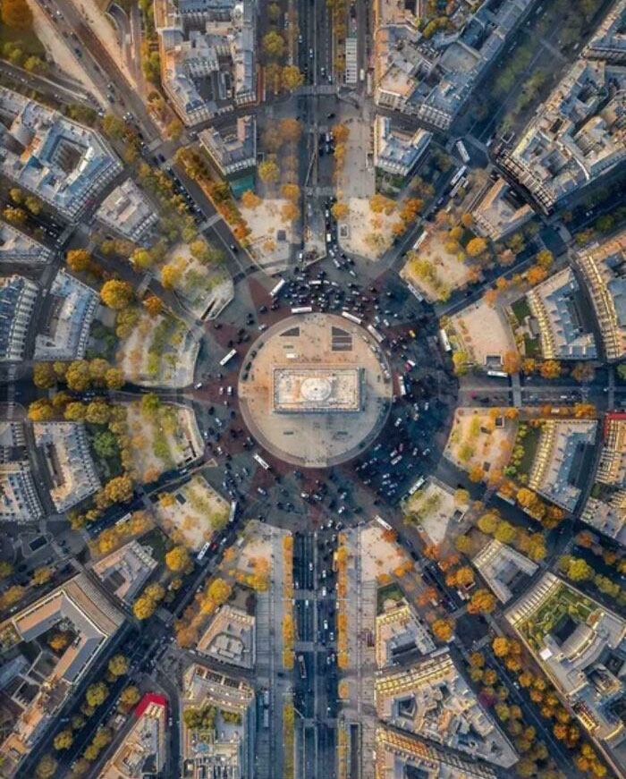 Arc De Triomphe, From Above