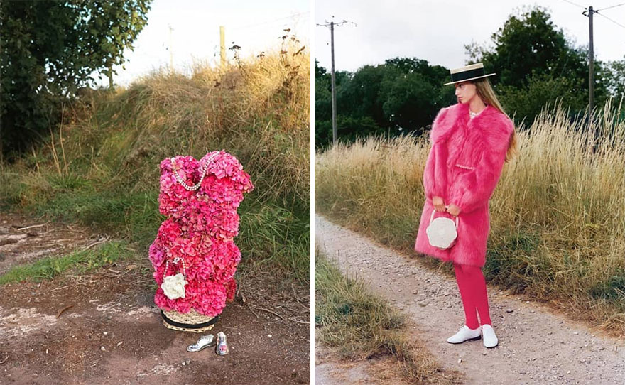 Artist Performs Floral Interpretations Of Great Works Of Art