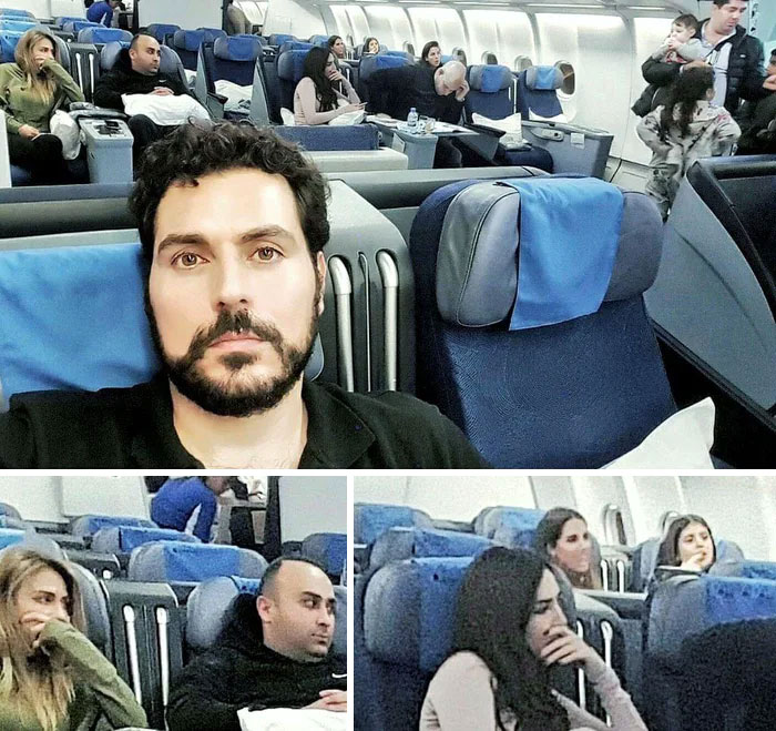 La expresión de horror en el rostro de cada pasajero al ver que esos niños subieron al avión