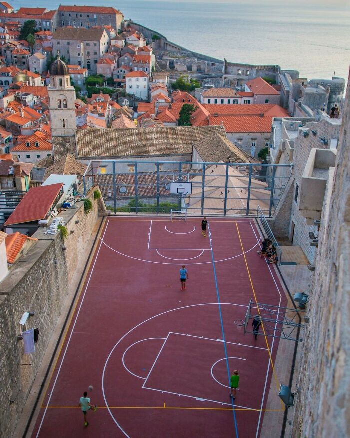 To Construct A Basketball Court In Old Town