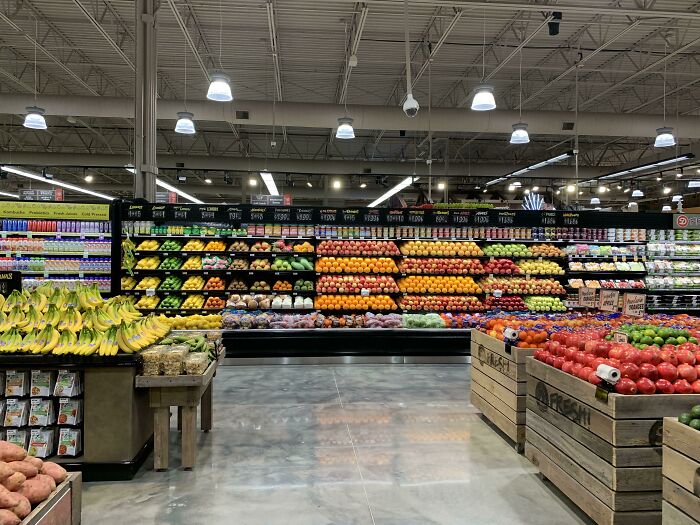 This Perfectly Stocked Grocery Store, The Day Before Its Grand Opening