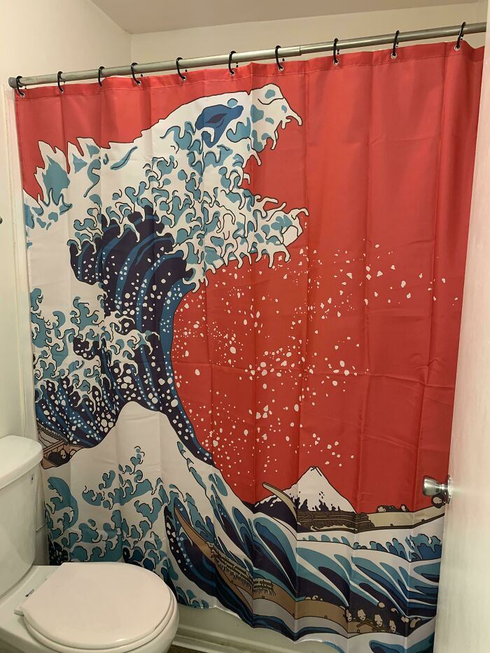 My New Shower Curtain Just Came In