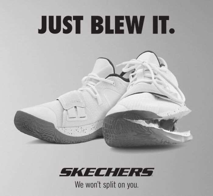 Sketchers Fires Shotgun Shells At Nike