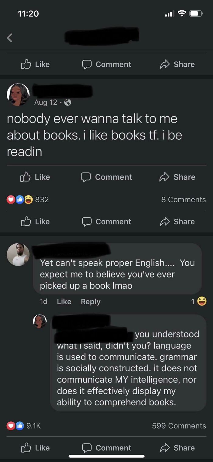 Use Of Casual English = Illiterate