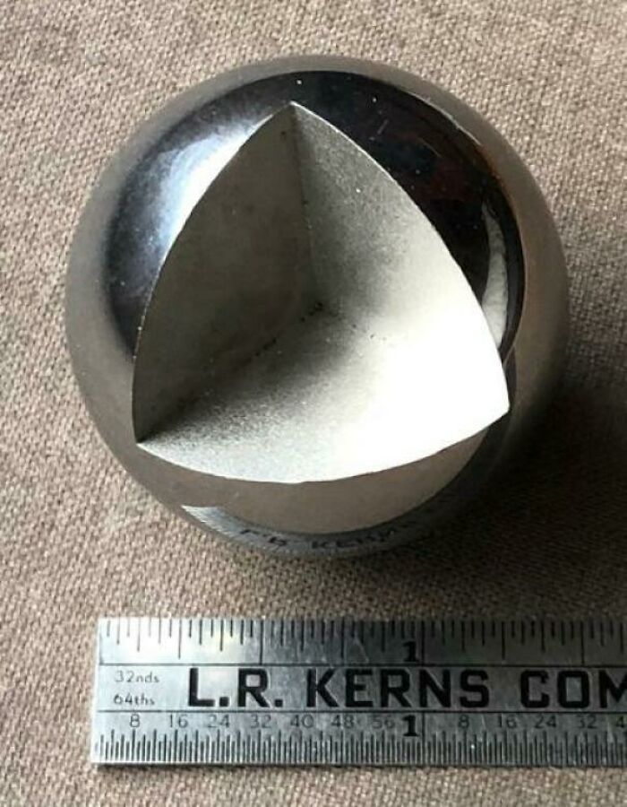 What Is This Ferrous Metal Sphere With A Cutout? There Were About 100 At A Scrap Yard