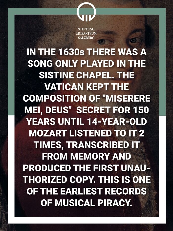 Mozart Created The First Pirated Music