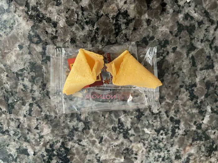 This Fortune Cookie Had No Fortune.