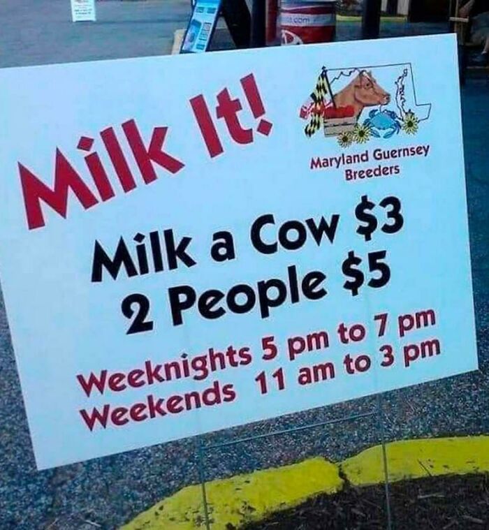 I Think I'll Milk The 2 People