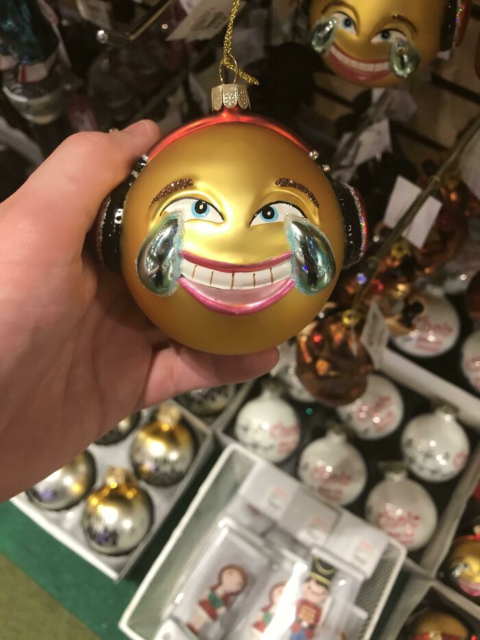 Everything About This Emoji Ornament