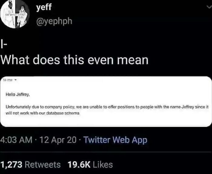 Fuck All Jeffreys In Particular