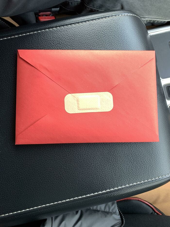 I Asked My Husband To Seal An Envelope For Mailing