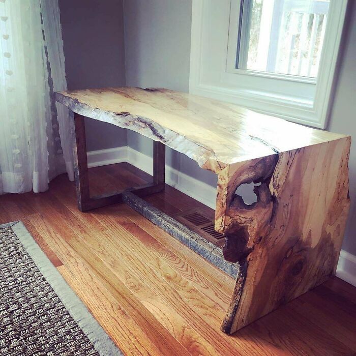 Spalted Maple Bench