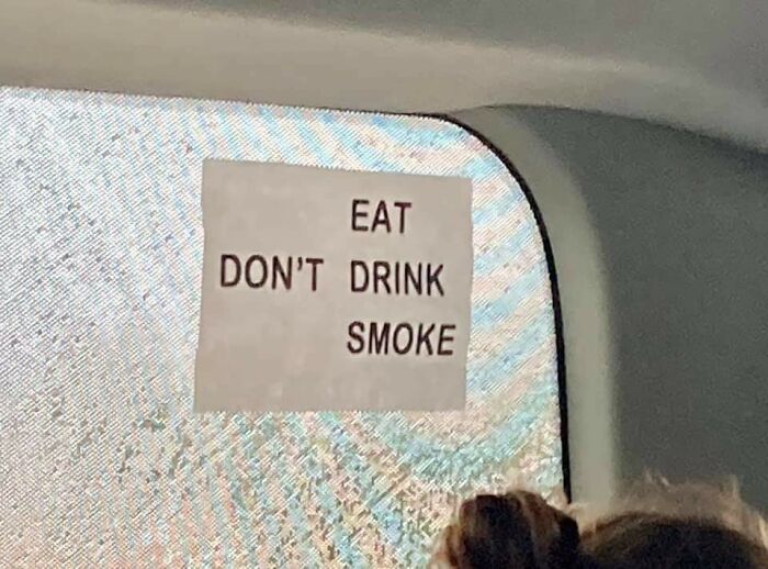Eat Don't Drink Smoke