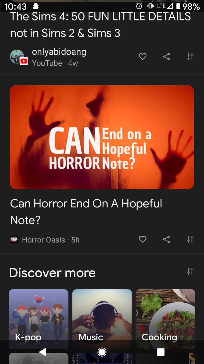 Can End On A Hopeful Horror Note?