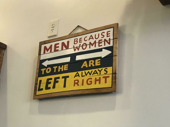 Men Because Women To The Are Left Always Right