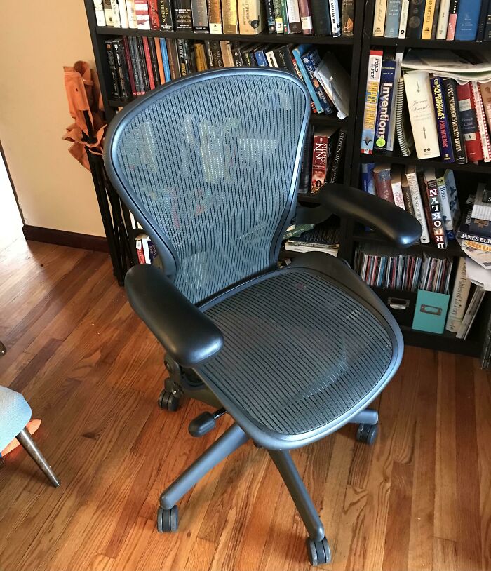 Someone Didn’t Realize What They Had And Threw This Herman Miller Aeron To The Curb 