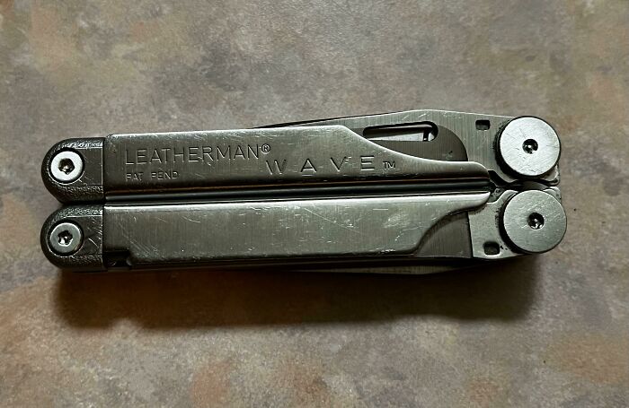 18 Year Old Leatherman Wave. Got It When I Was 12 And Still Use It Regularly
