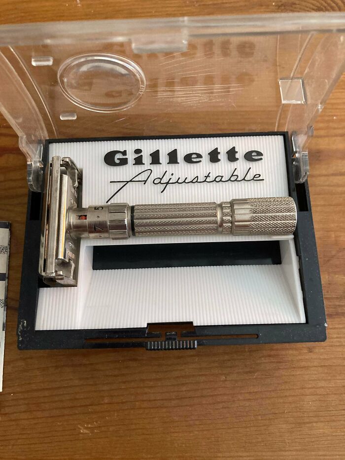 Gillette ajustable de 1958. Todavía se usa a diario