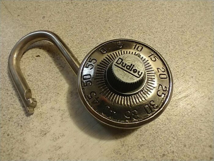 Dudley Combination Lock: Made In Canada, Used Daily Since 1979