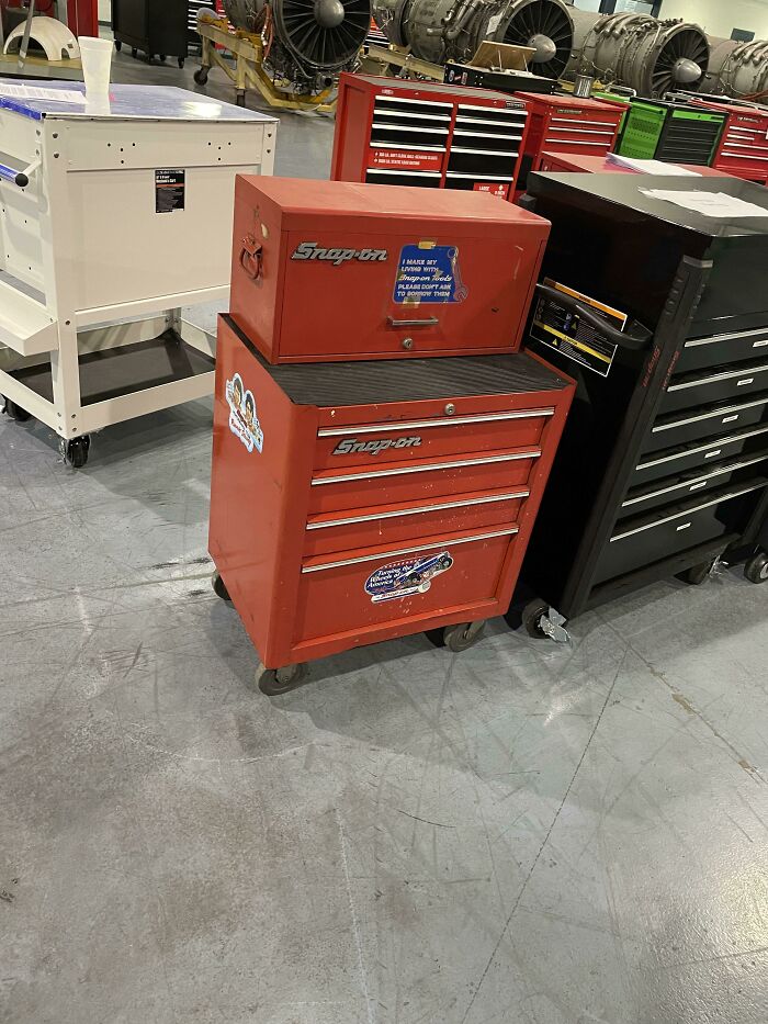 Vintage Snap-On Toolbox I Saw At School. I Guess These Last As Long As Their Tools Do