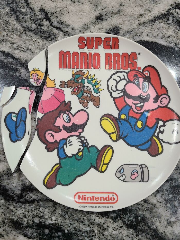 Dropped And Broke My Favorite Plate I've Used For 32 Years. You Served Me Well, Bros