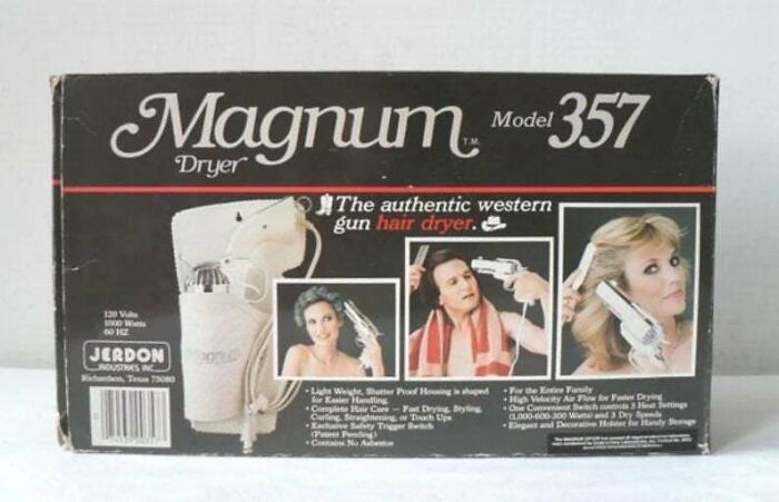Hairdryer That Looks Like A Magnum Revolver