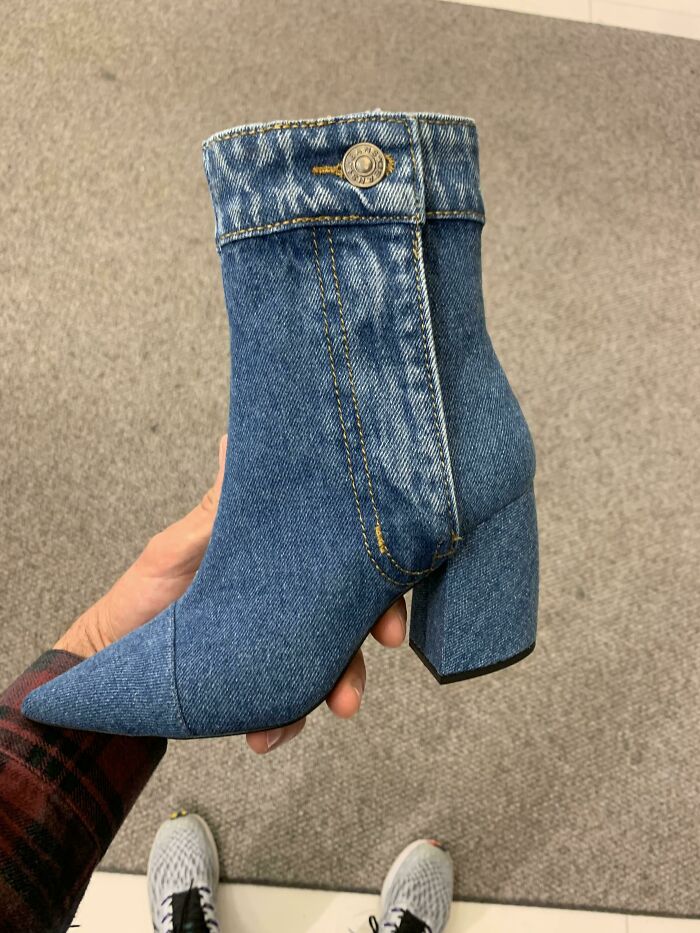 These $180 Denim Boots