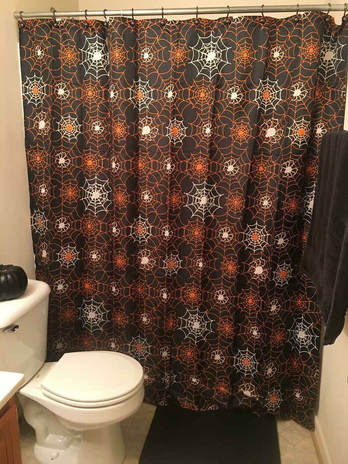 My Awesome Halloween Shower Curtain