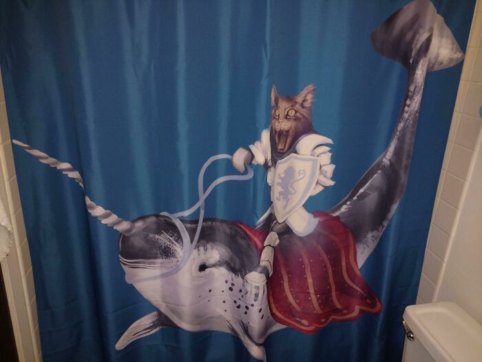 My Friend's Shower Curtain