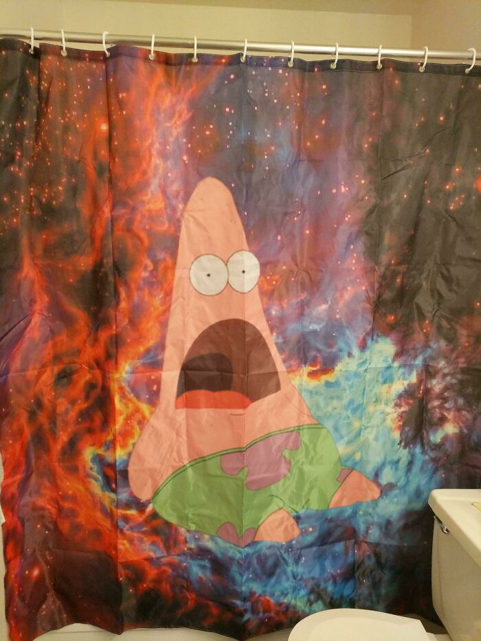 Got My New Shower Curtain