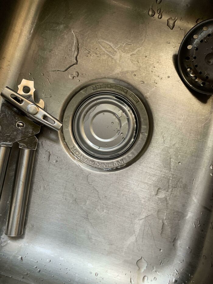 Accidentally Dropped Tuna Can In My Sink