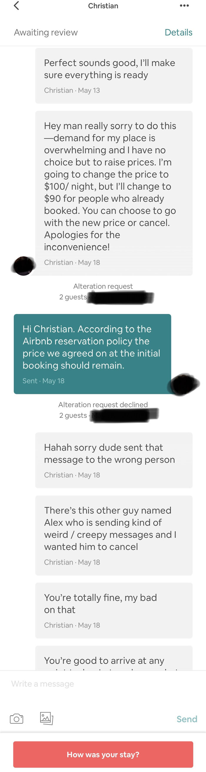Airbnb Host Tried To Double The Price