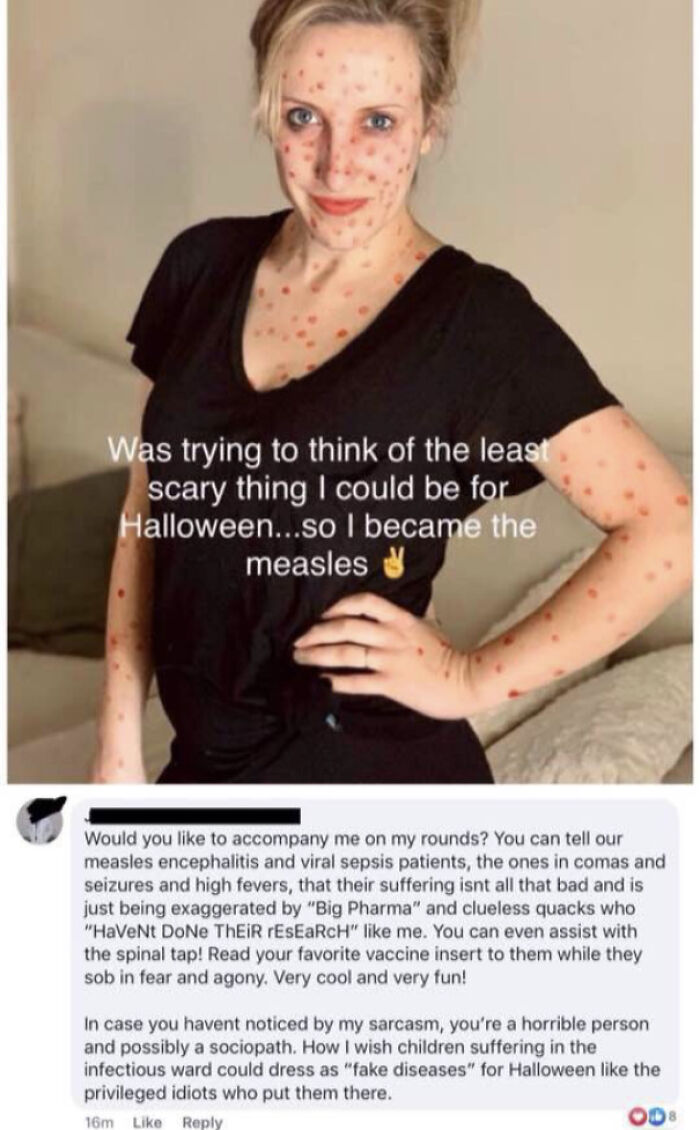 Excellent Reply By The Doctor To This Antivaxx Piece Of S**t