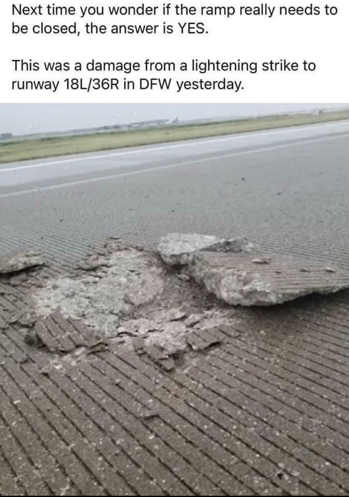 One Of The Reasons They Close The Ramp At An Airport During A Storm