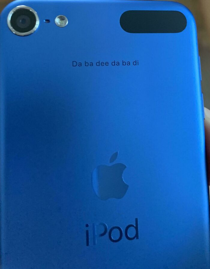 Got My Wife An Ipod, Couldn’t Resist The Free Engraving