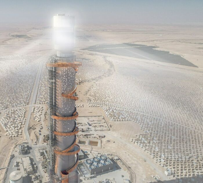 Ashalim Solar Power Tower, Negev Desert, Israel
