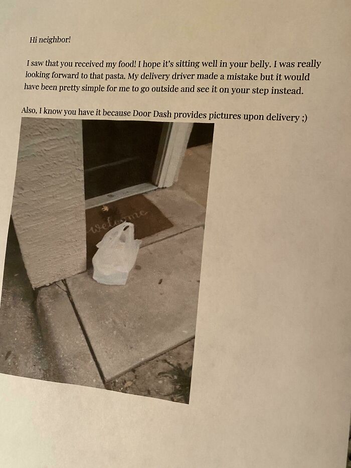 My Neighbors Who Took A Delivery That Didn’t Belong To Them