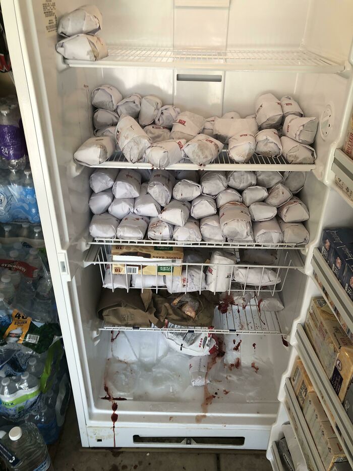 My Freezer Broke 2 Days Ago And I Didn’t Notice So Now All Of The Meat We Had In It Is Bad