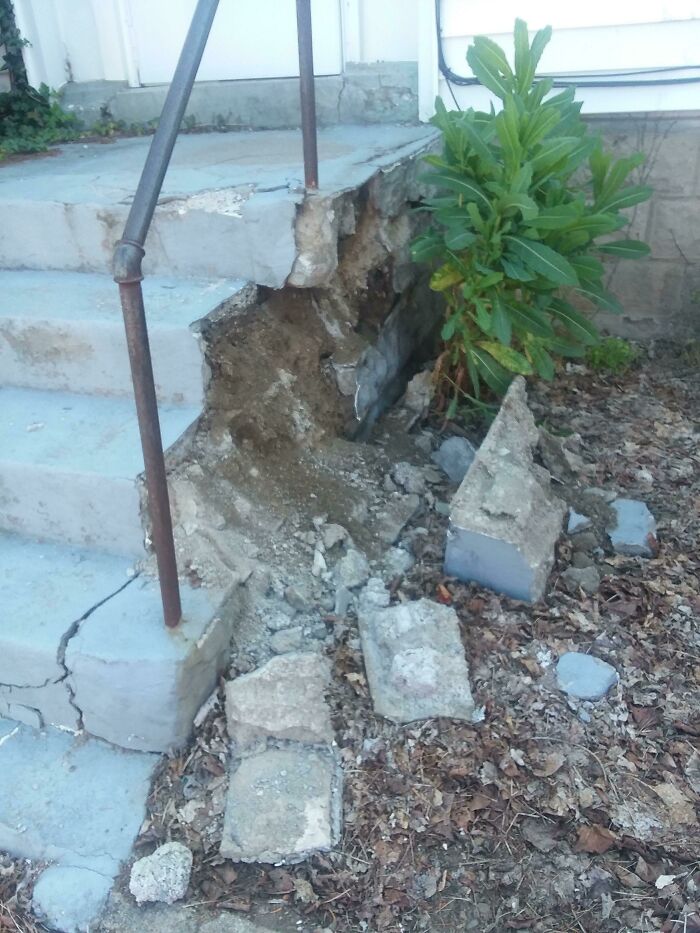 Found Out What My Concrete Steps Are Actually Made Of