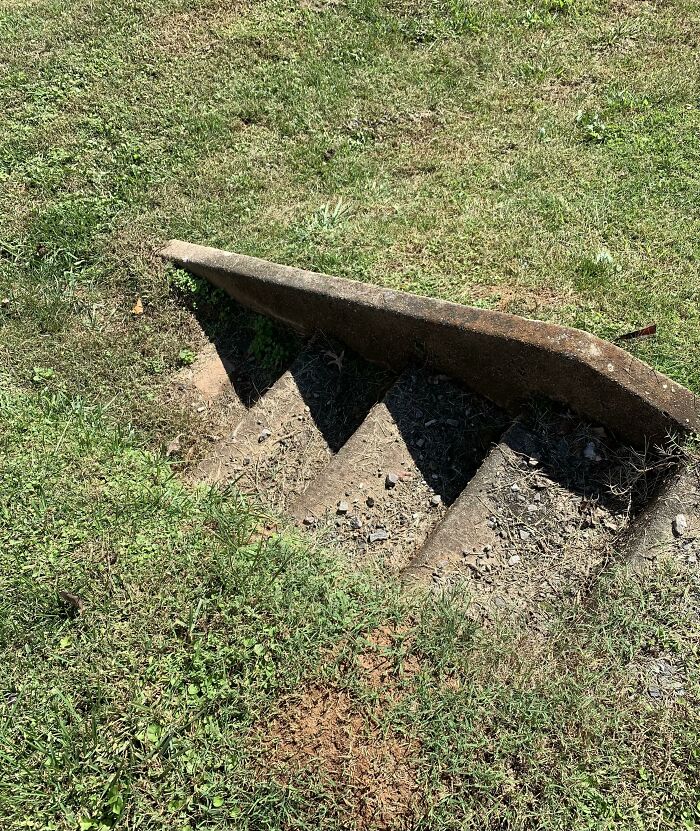 This Useless Staircase I Found In The Wild