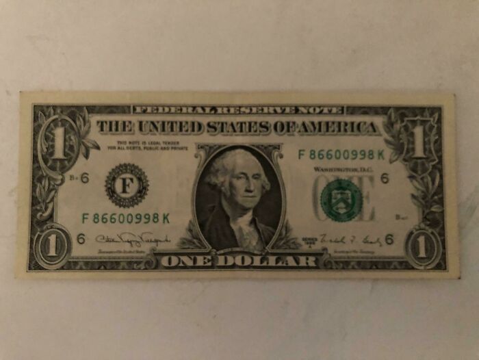 I Found A Dollar Bill With A Rotationally Symmetric Serial Number