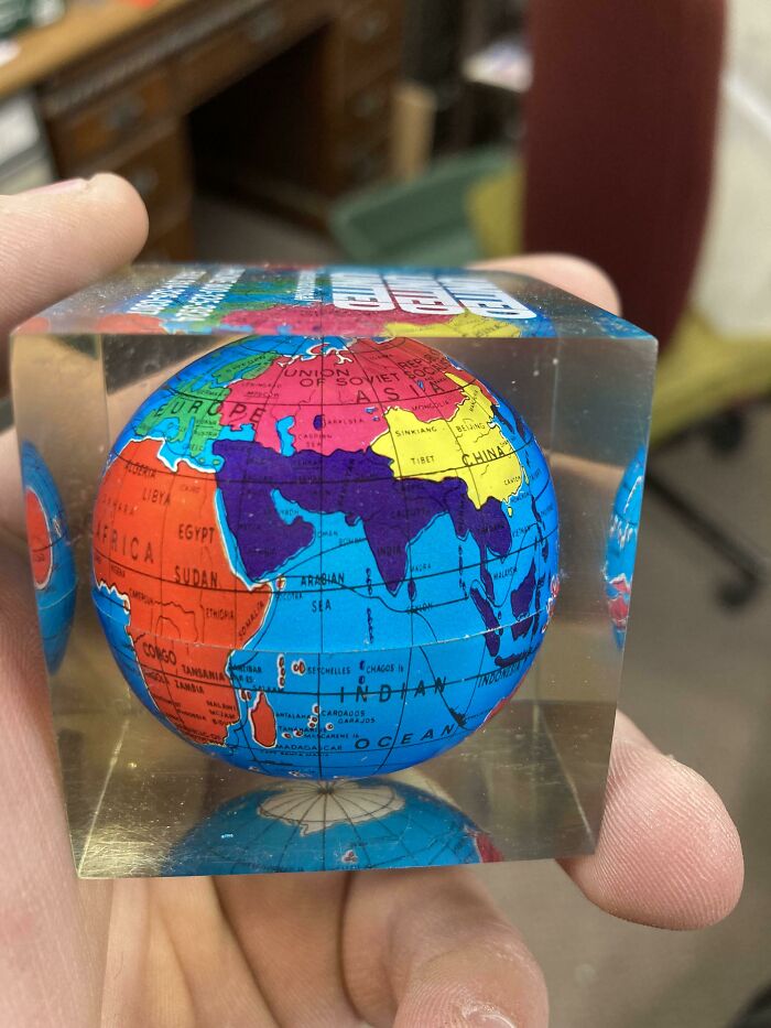 Found This Little Old Globe That Has The USSR