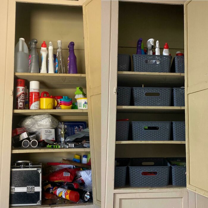 This Cupboard Has Been Bothering Me For A Year And I Finally Had Both The Time And Motivation To Tackle It. Next: Labels.