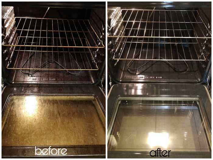 I Think I Got Pretty Good Results In Cleaning This Oven That Had Never Been Cleaned In 7+ Years