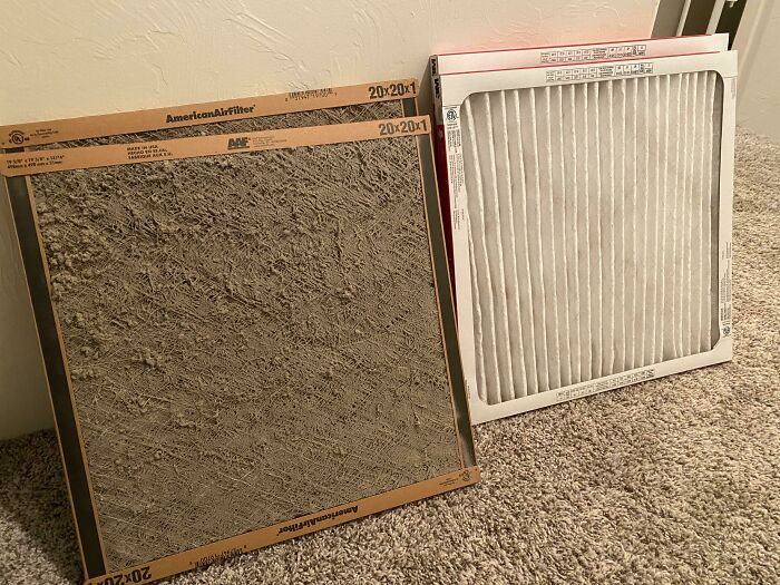 Psa: If You Have Recently Moved, Check And Change Your Air Filters!
