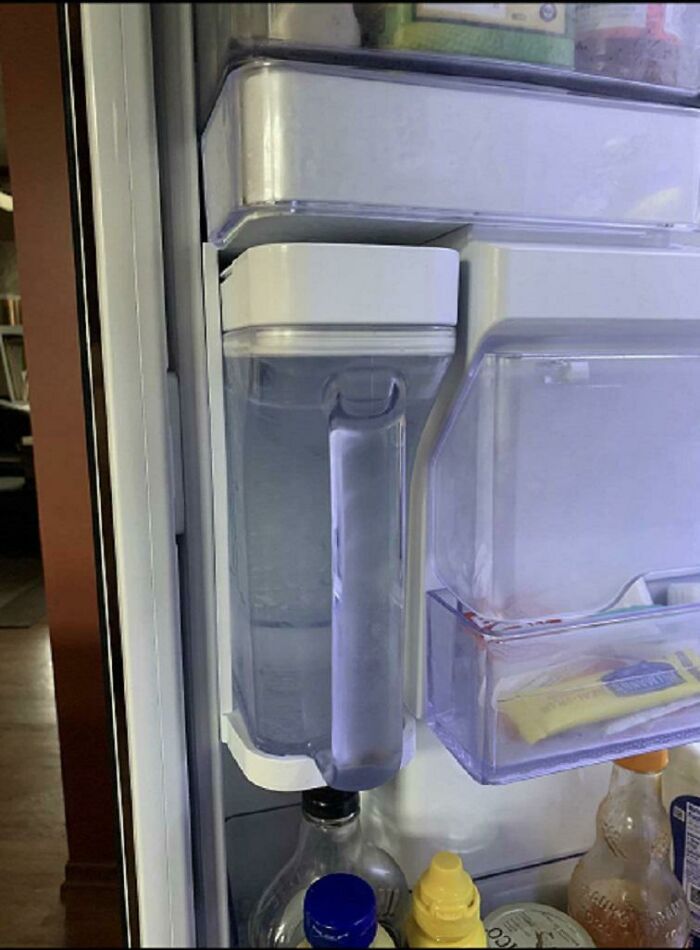 Refrigerator With A Removable Pitcher Built In To The Door