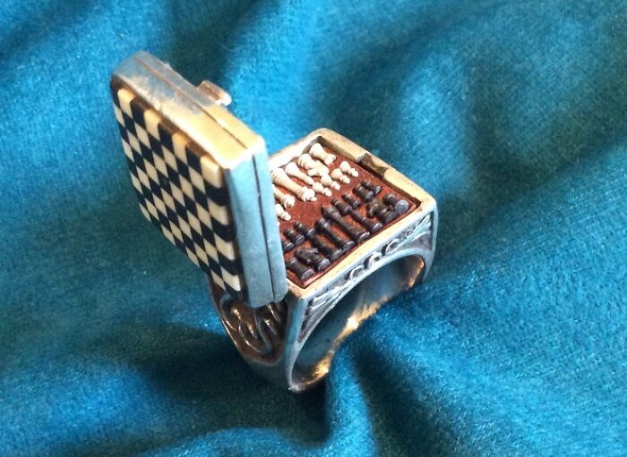 Chess Board In A Ring