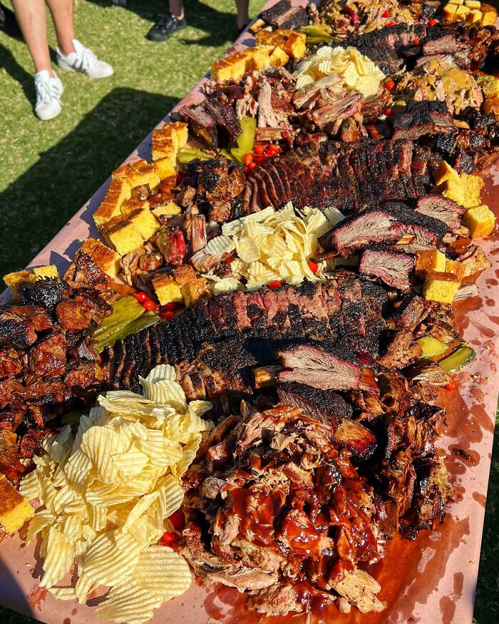 Barbecue Meat Platter. Our Team Put This Together For Guests As The Finale Of A 6 Hour Degustation. It All Comes Served Hot And There’s Enough Guests To Snap It All Up Within Minutes
