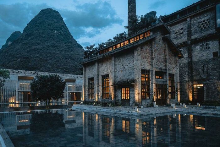 Old Sugar Mill Converted To A Hotel, Guilin