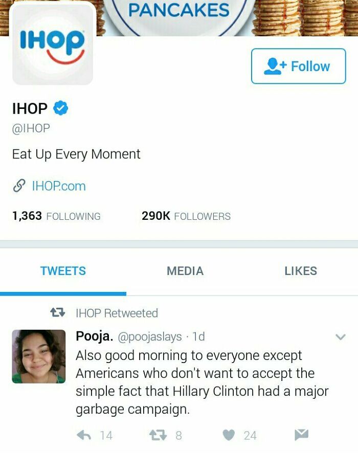 Social Media Intern Forgot To Log Out Of Ihop Account Before Retweeting